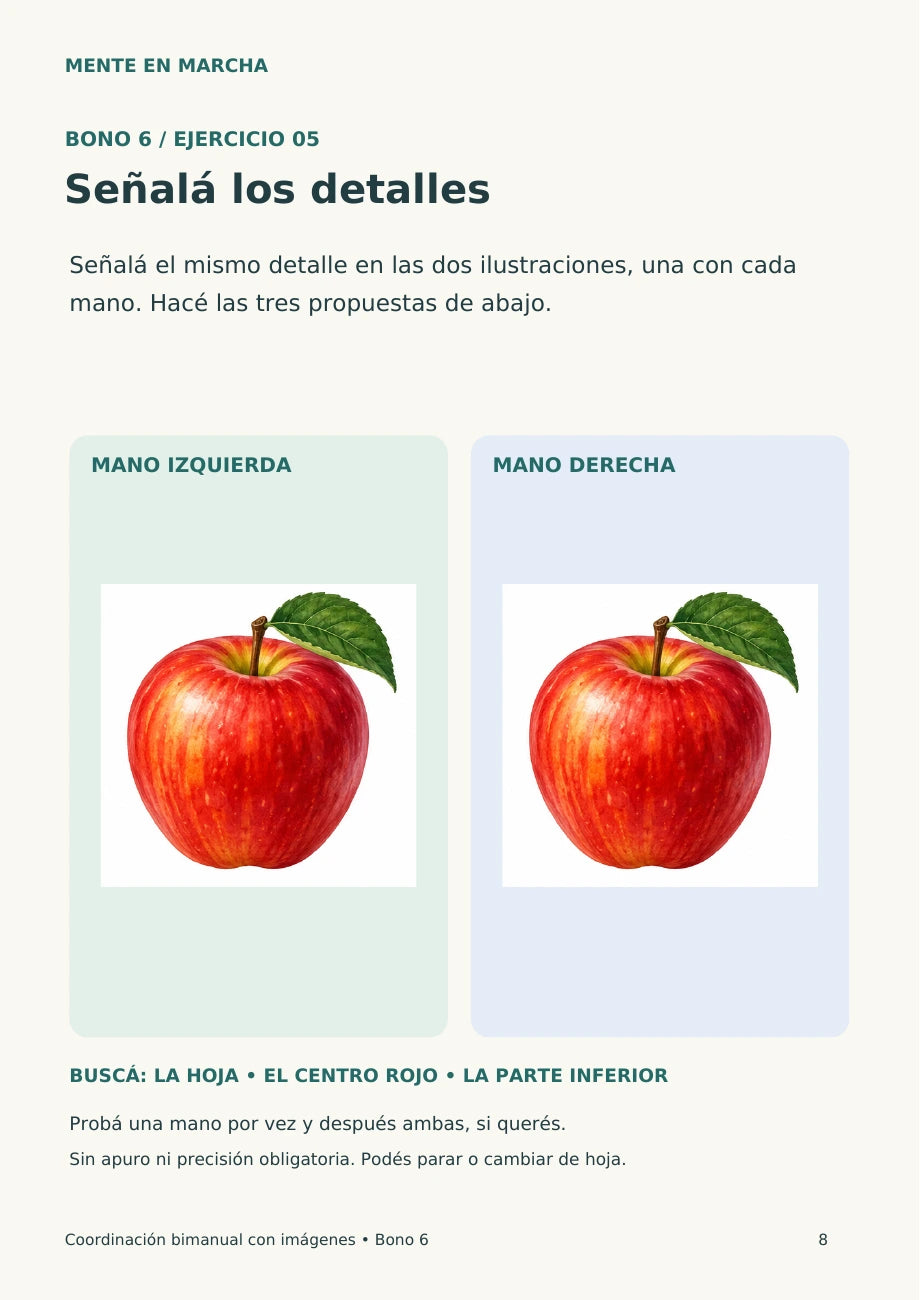 Mente en marcha — Actividades para pensar, recordar y compartir