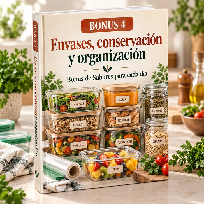 Envases, conservación y organización