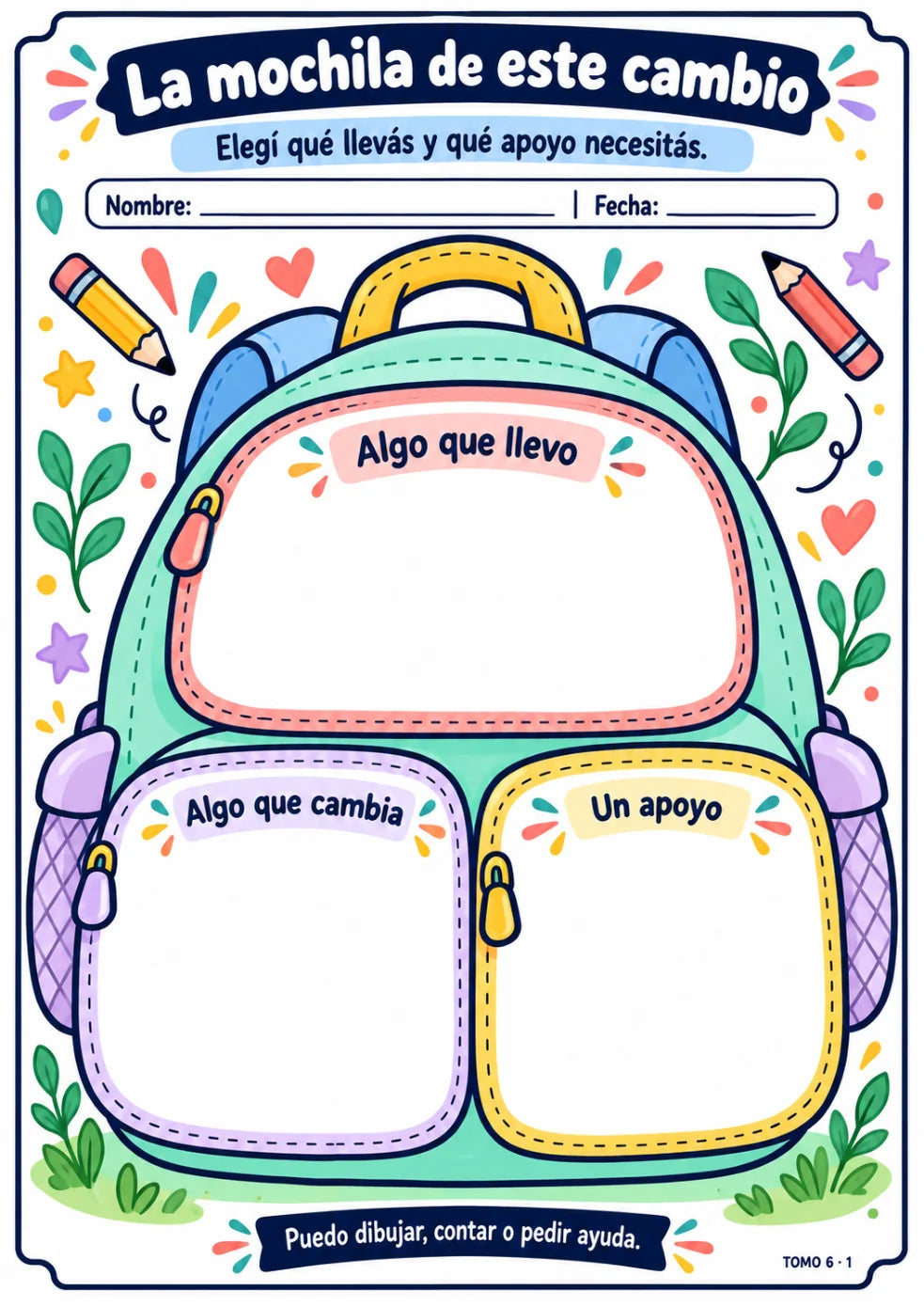 Ficha real: La mochila de este cambio