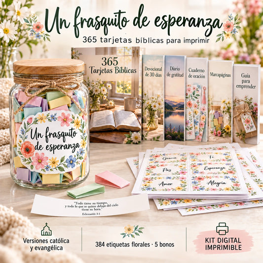 Un frasquito de esperanza — 365 encuentros con la fe